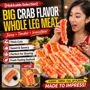 Premium Crab Stick King Crab Whole Leg Meat Hokkaido Selected Sushi Grade Seafood