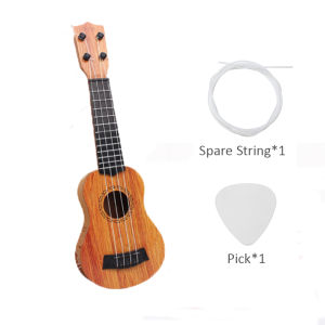 Kids Ukulele Guitar 21 inch Mini Guitar 4 Strings Ukulele Toys Hawaii Guitar Wood Plastic Mini Musical Instrument For Kids and Music Beginner Gift Toy Birthday Gift simulation Musical Instrument