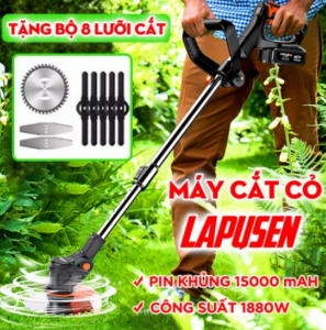 máy cắt cỏ tỉa cành cầm tay pin 15000mah động cơ 1800w mạnh mẽ bảo hành 24 tháng