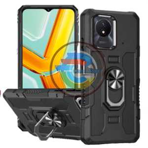 Casing Hp Untuk Vivo Y02/Y02t Case Robot Hit Eye Whit Ring Transformer Phantom Hybrit Armor