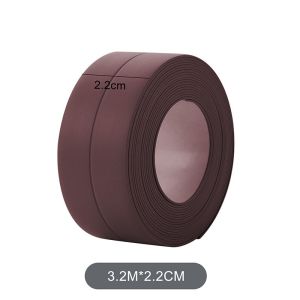 HCCM 3.2&380cm size Kitchen Corner Waterproof and Mildew Sellf-adhesive Tape Corner Stickers Paste Sealin
