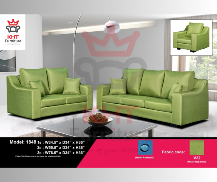 (Klang Valley) Fabric Modern Water Resistant Sofa 1, 2 and 3 Seater