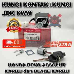 KUNCI KONTAK REVO ABS KWW KUNCI HONDA REVO ABSOLUT KARBU BLADE KARBU ASLI ORIGINAL HONDA AHM