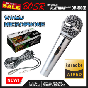 Hyundai Platinum DM-8000 Professional Hyper-Cardioid Dynamic Gold Microphone