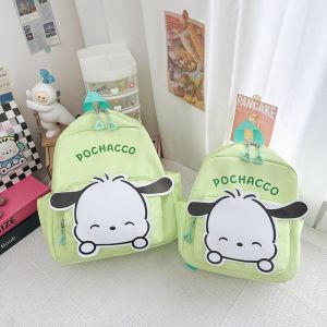 ZEEMIN Christmas Kawaii Hello Kitty My Melody Cinnamoroll Pochacco Backpack Cute Anime Kuromi Pompom Purin Student Schoolbag Gifts Sac A Dos Girl