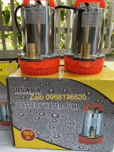 Máy bơm thả chìm máy bơm tõm 12v/24v công suất lớn vỏ inox mạ động cơ lõi đồng 100%