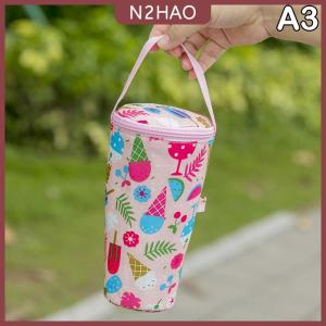 N2HAO  Xách tay trà sữa Tote Túi nhiệt bảo quản túi thân thiện với môi túi xách mang cách nhiệt cup Bìa Tumbler cup phụ kiện