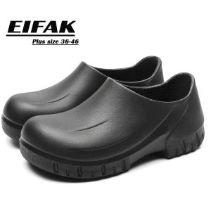 EIFAK 👨🍳👨🍳 Chef Shoes / Kitchen Shoes / รองเท้ากันลื่น / รองเท้าเชฟ รองเท้าเชฟกันน้ำคุณภาพสูงกันลื่นรองเท้าทำงานห้องครัวกันน้ำมันรองเท้าสำหรับเชฟ Master Cook โรงแรมร้านอาหารรองเท้าแตะส้นเตี้ยรองเท้ากันน้ำผู้ชาย - Lazada
