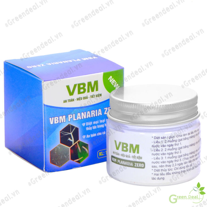 VBM - Planaria Zero (Hộp 15 gram) | Diệt giun, sán, thủy tức...an toàn ...