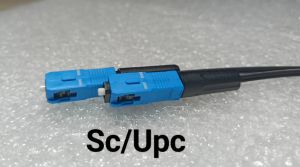Fiber optic cable 2 steel drop cable heavy duty
