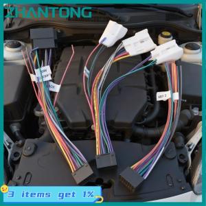 ZHANTONG 1 3Pcs Car Wire Cable Adapter 16 Pin Plug Cable ISO Standard Connector Adapter Car Stereo Radio For ALPINE Wire Harness Adaptor