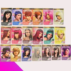 [BPOM] MIRANDA Hair Color 3D Permanent Long Lasting and Shine Cat Rambut Permanen Tahan lama dan Berkilau