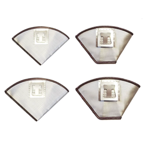 Thép không gỉ tốt mắt lưới phin cà phê thay thế cà phê nhỏ giọt lọc không cần giấy tờ phổ quát phin cà phê