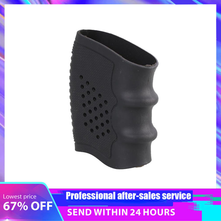 Tactical Black Rubber Grip Glove Cover Sleeve Anti Slip for Glock