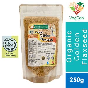HEALTH PARADISE Halal Organic Golden Flaxseed 250g 有機金黃亞麻籽
