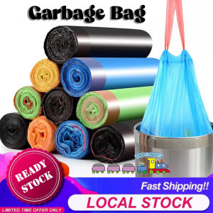[Choo Choo Toy] Garbage Bag 45cmx50cm Office Cleaning Trash Bag Dustbin with Rope Disposable Trash Bag 抽绳垃圾袋 Beg Sampah - SO21