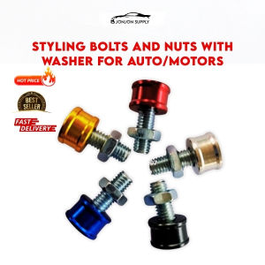 [20 sets] BOLTS AND NUTS STYLING W/ WASHER FOR AUTO/MOTO