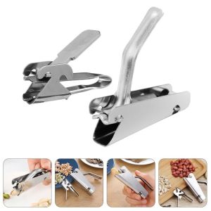 COUPLECOL Công cụ di động Máy bóc vỏ hạt Dễ dàng mang theo Thép không gỉ Dụng cụ mở hạt dưa Hạt dưa Kìm bóc vỏ Kìm kẹp hạt thông Sử dụng trong nhà bếp