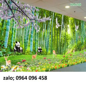Tranh gạch 3d ốp tường phong thủy - JMNB744