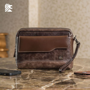 Reven Leather Jakarta - Benjamin Handbag Clutch Pria Kulit Sapi High Quality Tas Tangan Cowok Keren
