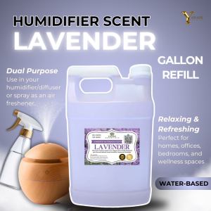 Lavender Scent 1 Gallon Water Based Essential Oil Fragrance for Humidifier Air Freshener & Linen Spray