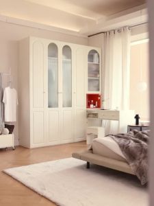 Closet One Door To The Top Of The Closet Desk All-In-One Small Household Bedroom Storage Cabinet High-Grade Large Closet