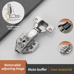 Durable 3D Hydraulic Hinge for Cabinets - Cold-Rolled Steel Silent Buffering & Adjustable