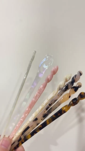 Elegant Hair Stick Leopard Print Filigree Buyao for Women Girl Buyao for Traditional Headpieces Hair