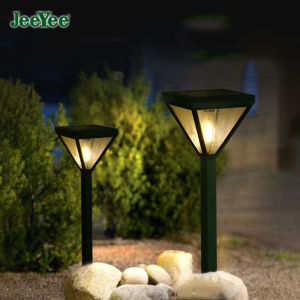 JeeYee Solar LED Light Outdoor Solar Lights Garden Lantern Waterproof Solar Lighting Lawn Lamp For Pathway Patio Yard Decoration