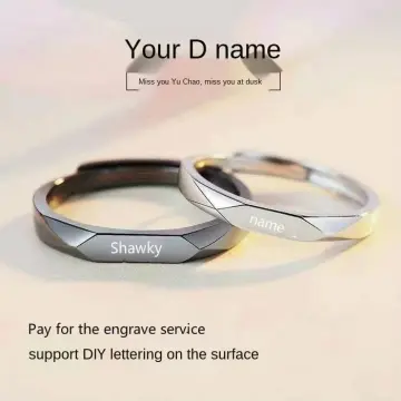 Shop Just Gift Jewelry Couple Ring with great discounts and prices online Sep 2024 Lazada Philippines