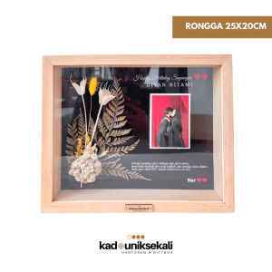 CUSTOM FRAME GIFTBOX KADO & MAHAR PERNIKAHAN 30X25CM ANTI PECAH - KADO KENANG KENANGAN