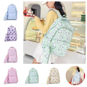 COLOO Cinnamoroll Kuromi Backpack Kitty Cat Large Capacity Cartoon Shoulder Bag Leisure Lightweight Melody Schoolbag Children
