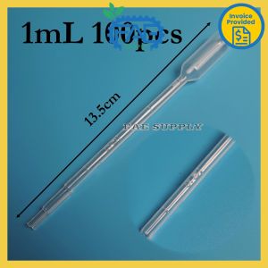 Bundle Plastic Pipette transfer liquid Disposable Graduated Pipette Dropper 1 2 3 5 10mL 100pcs