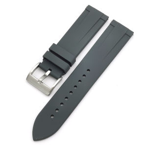 Aotelayer สายนาฬิกา Tali Jam Tangan Silikon กันน้ำออกเร็ว20มม. 22มม. สายนาฬิกาข้อมืออเนกประสงค์แบบแบนสำหรับอุปกรณ์นาฬิกา Rolex Submariner