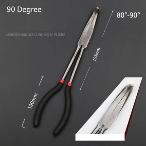 WENYOU 1Pcs Tay cầm dài 280mm Kìm mũi dài 11 inch Thép carbon Kìm tháo phích cắm Bền bỉ Tay cầm cong Kìm đa năng Dành cho sửa chữa ô tô tự làm trong công nghiệp