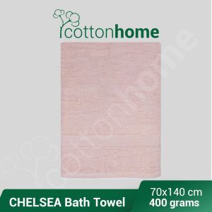 Cape-Tn Bath Towel: Tuala Mandi tebal 100% Natural Fine Cotton 70x140 cm/READY STOCK/Water Absorbent/Best Seller Chelsea