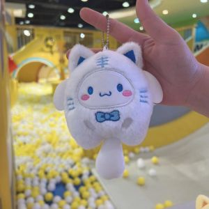 Sanrio plush toy cute cross-dressing Melody Kuromi pendant Japanese cartoon bag pendant if buckled