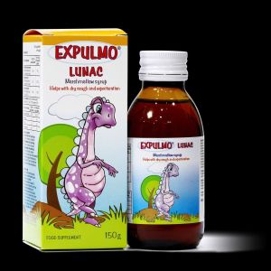 Siro Ho Trẻ Em Expulmo Lunac -  HỖ TRỢ GIẢM HO KHAN HO CÓ ĐỜM DÀNH CHO TRẺ EM 150g