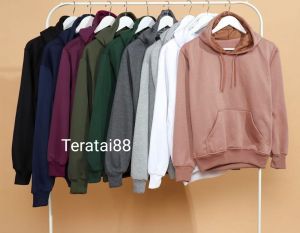 SWEATER POLOS HOODIE JUMPER SIZE M-XXL (PRIA & WANITA) TERATAI88