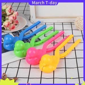 March การ์ตูนน่ารักเป็ดรูป Snowball Maker คลิปเด็กของเล่นกลางแจ้ง