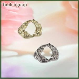 tuokaiguoji เข็มกลัดโลหะทรงกลมสำหรับผู้หญิงเข็มกลัดเครื่องประดับใหม่