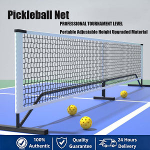 SG [Ready Stock] Pickleball Net Portable Outdoor 22ft Pickleball Net USAPA Regulated Size Pickle Ball Game Net System with Carry Bag