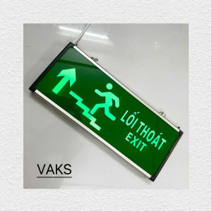 Đèn exit thoát hiểm chỉ lối thoát 2 mặt - CHỈ HƯỚNG LÊN