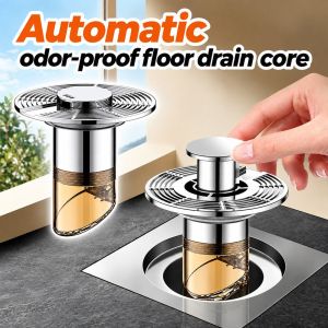 GOUPDO ABS Ống thoát sàn tự động Chống côn trùng Mô hình nổi Lõi gioăng thoát nước  Tự động tắt nguồn. Miếng lót thoát sàn Hệ thống thoát nước trong phòng tắm.