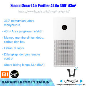 Xiaomi Smart Air Purifier 4 Lite Pembersih Udara / Penyaring Udara / Filter Udara Pintar 360° 43m²