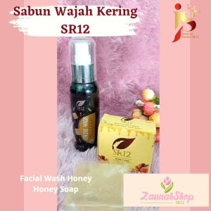 SR12 Sabun Wajah Untuk Kulit Kering Honey Soap Dan Facial Wash Pembersih Muka Alami Cewek Atau Cewek Mencerahkan Melembabkan Mengatasi Jerawat
