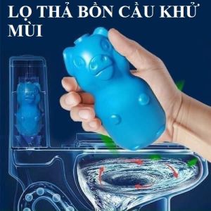 (160GR Đậm Đặc) Lọ Thả Bồn Cầu Diệt Khuẩn Khử Mùi Tẩy Sạch Mảng Bám Viên Xả Bồn Cầu Màu Xanh Aquafresh Thơm Mát ConHeo