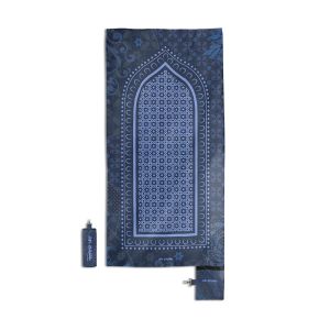 An-Najah Sajadah Besar Jumbo Travel Genggam / Gulung Anti Slip Premium BLACK