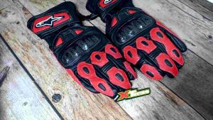 Sarung Tangan Motor Kulit Domba Asli Full Jari