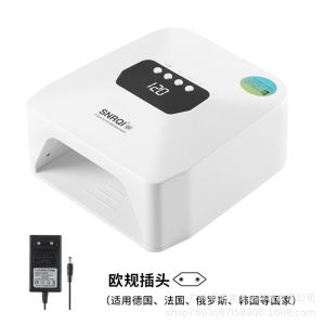 Q5 30LEDS Rechargeable Nail Dryer UV Led Nail Lamp For Manicure Gel Polish Curing Light Tool Q5蓄电光疗美甲灯48W大功率便携式四挡定时